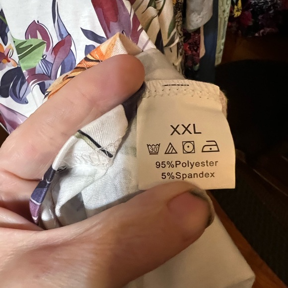 NWOT Long multi colored tunic XXL - Picture 2 of 4